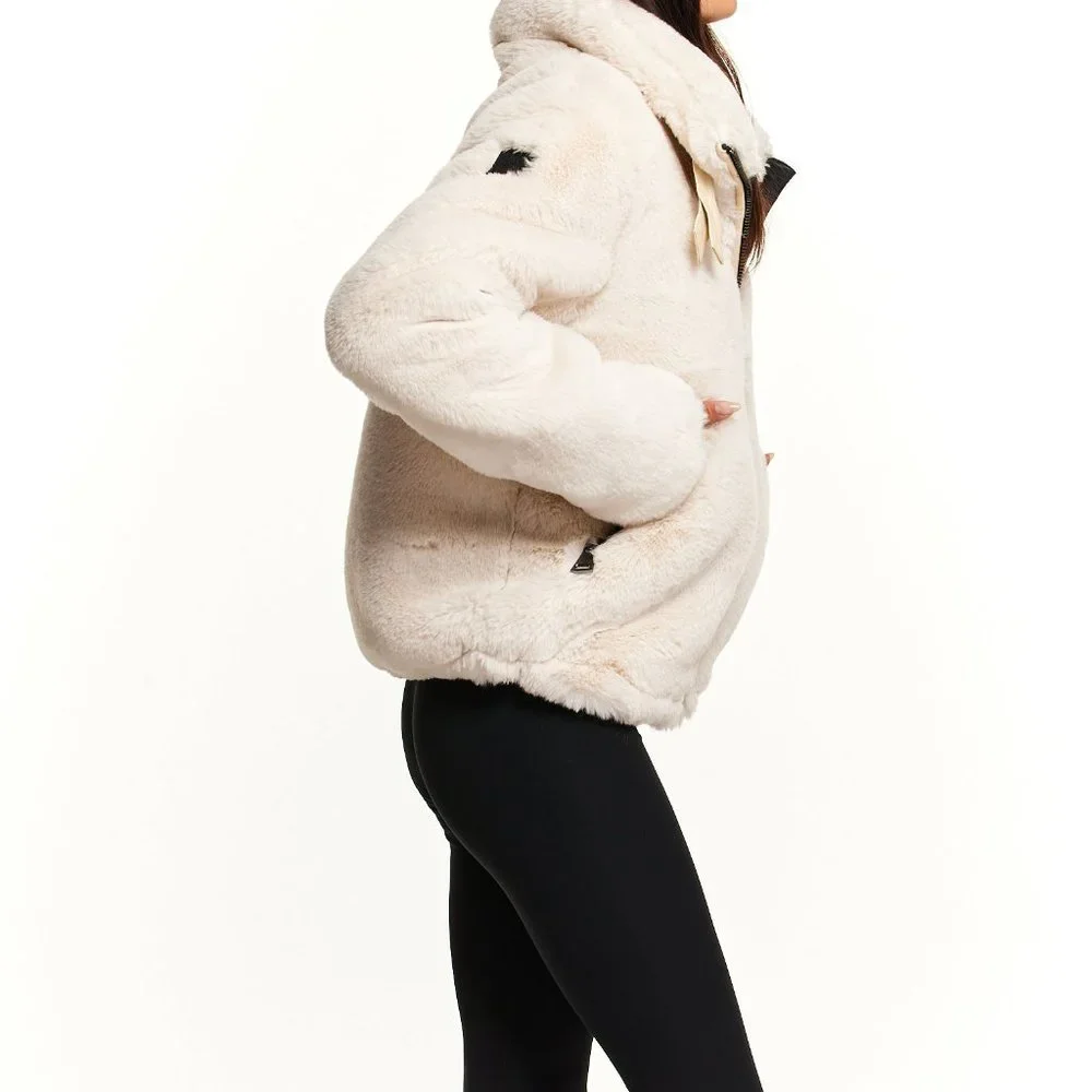 SAM Denver Faux Shearling Coat - Picture 2 of 9